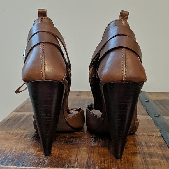 RARE All Saints Spitalfields lace up sandal - Picture 6 of 7